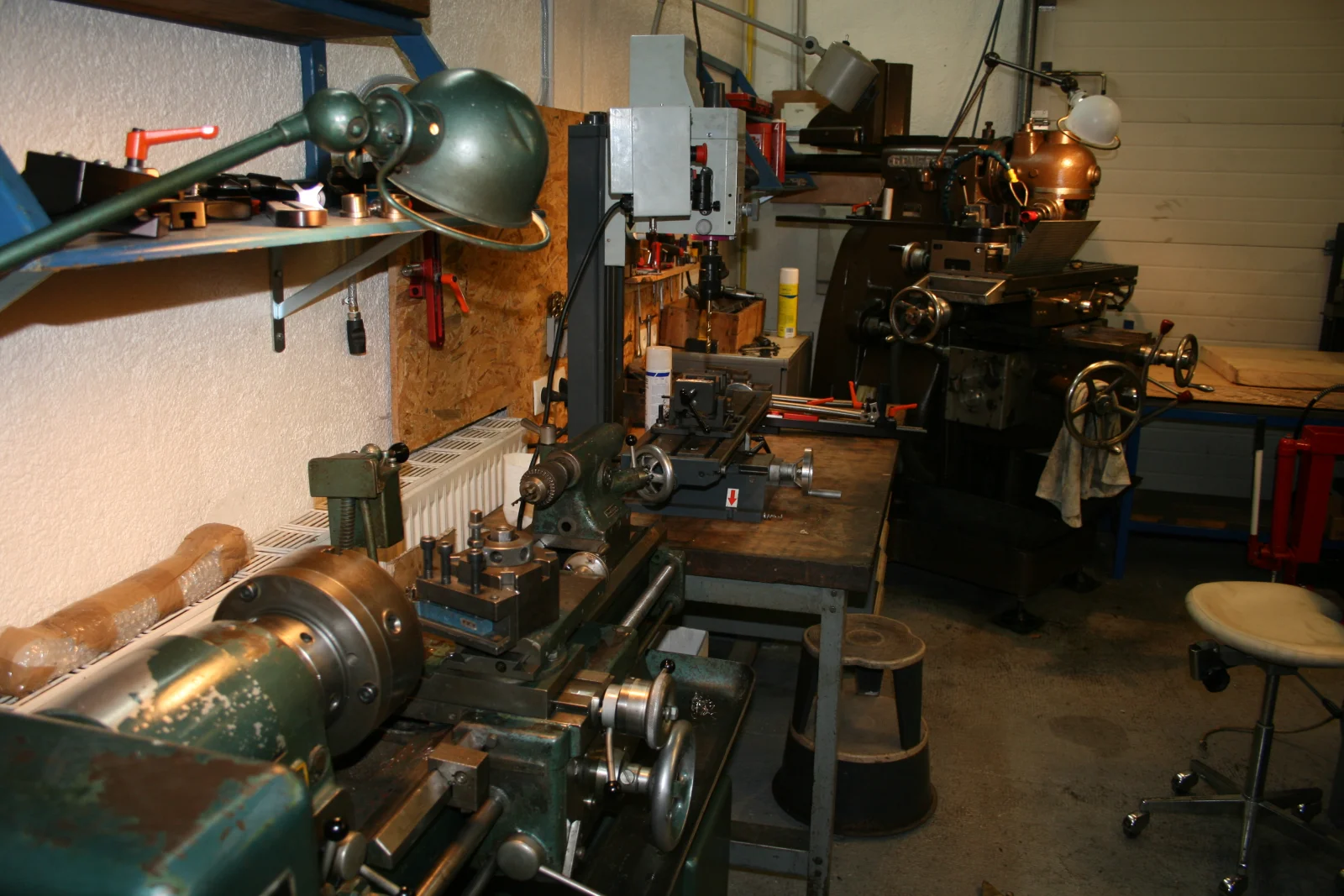 Le premier atelier, à Aix-les-Bains