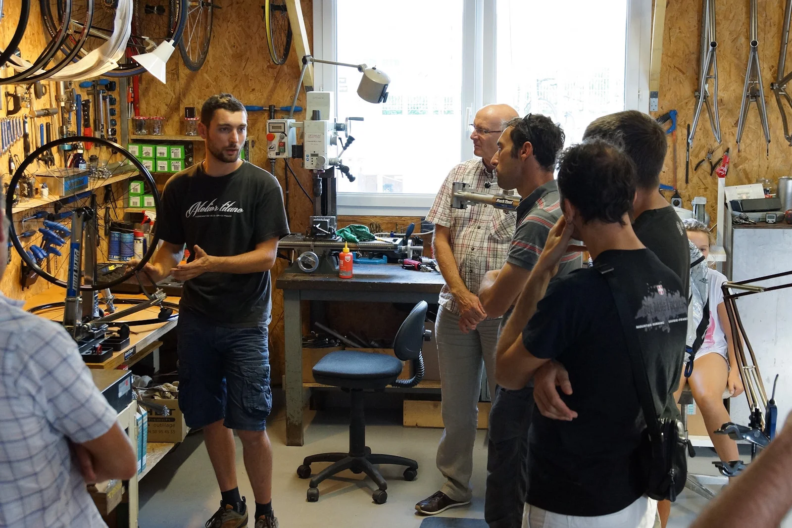 La Fête du Vélo des dix ans, dans l'atelier